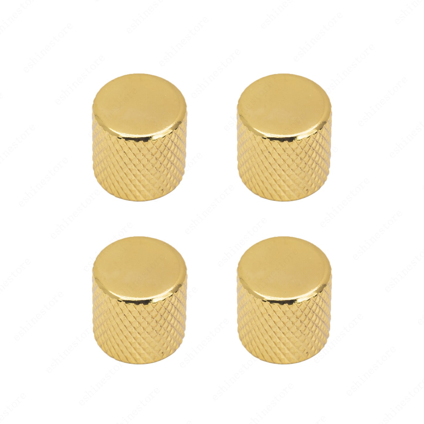 4 Pcs Metal Guitar 6mm Shaft 18 Spline Volume Tone Knobs For EPI IBANEZ PRS