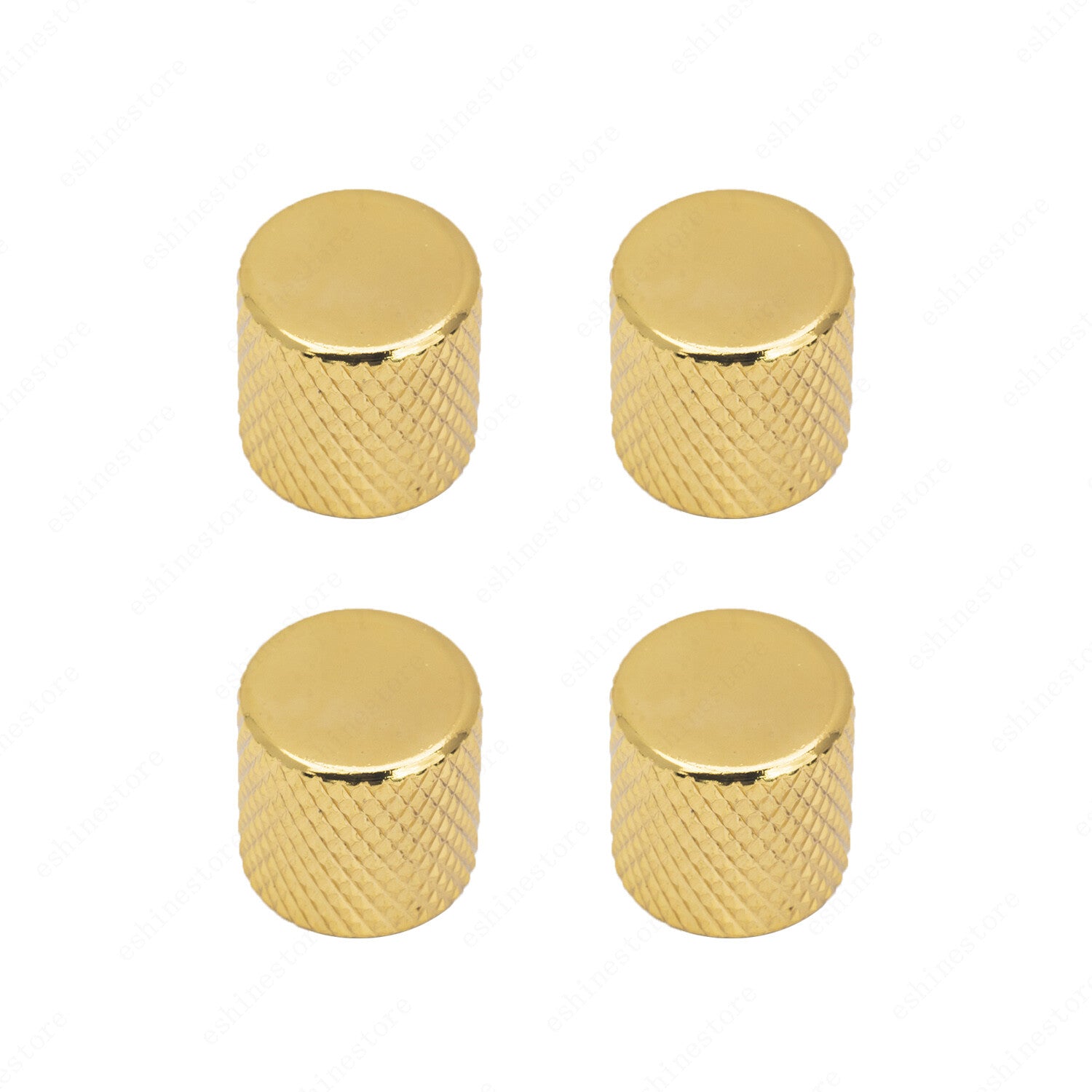 4 Pcs Metal Guitar 6mm Shaft 18 Spline Volume Tone Knobs For EPI IBANEZ PRS