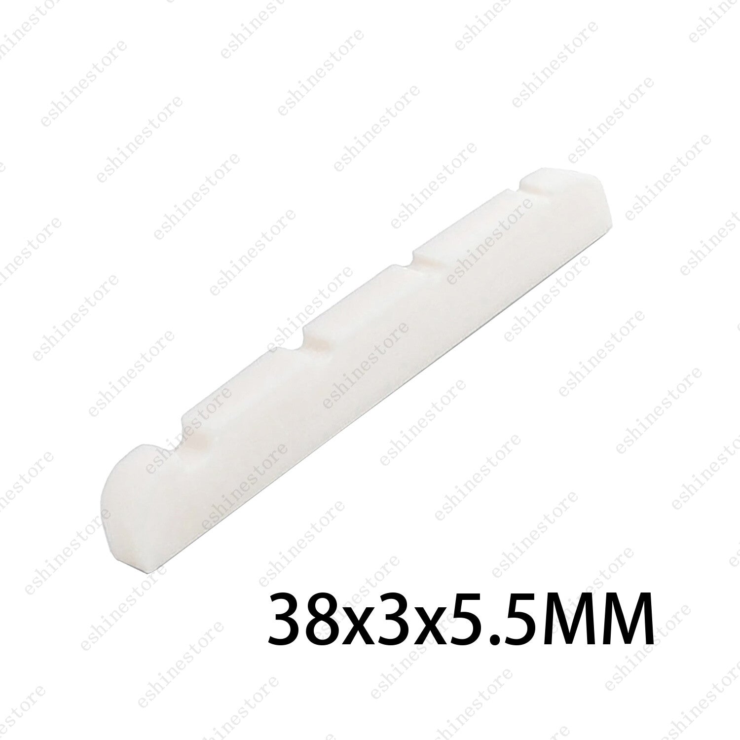 38/42mm Bass Guitar Pre-Slotted Flat Bottom Bone Nut 4 String For P J Bass