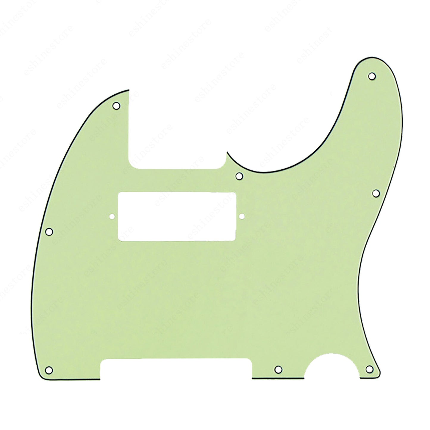 8 Hole Mini Humbucker Style Guitar Pickguard Scratch Plate For Fender Telecaster