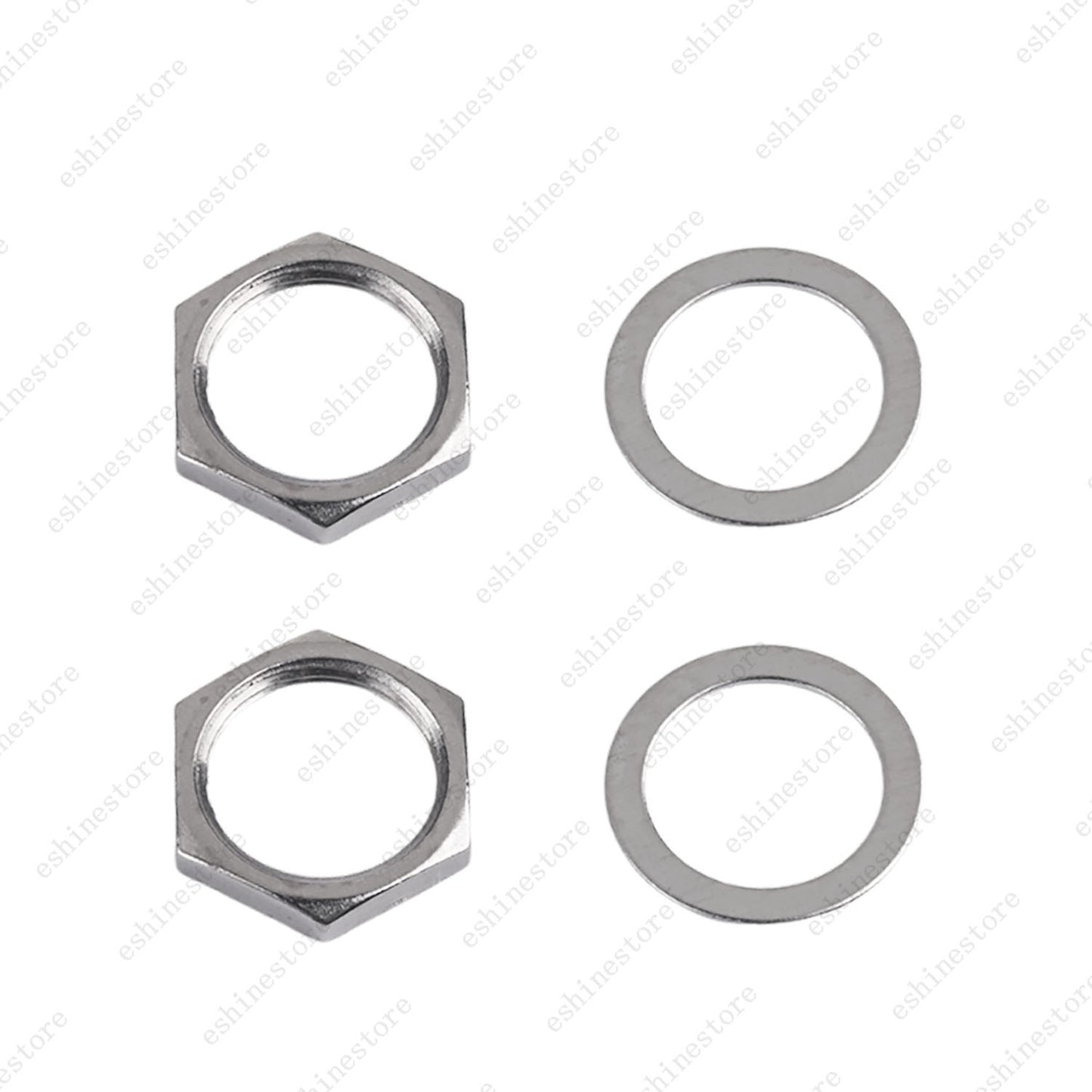 1/2/4pcs M12x1.0 Threaded Nut & Washer for Guitar 3-Way Guitar Toggle Switch