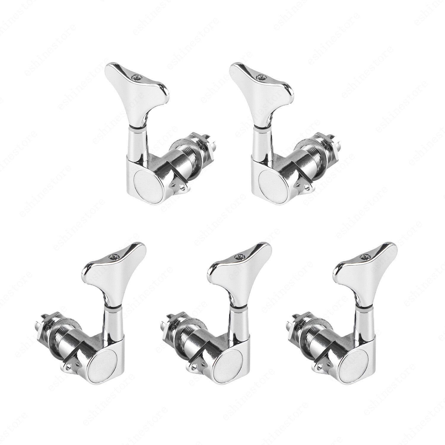 1/4/5 String Bass Guitar Machine Heads Sealed Tuners Tuning Keys Pegs 2 Colors