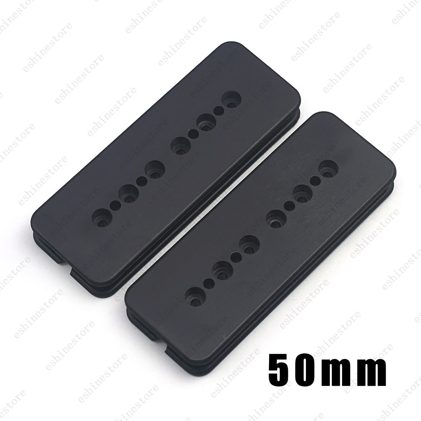 P90 Soapbar Pickup Cover Black White Silver Cream 50mm / 52mm Pole LP SG Guitar