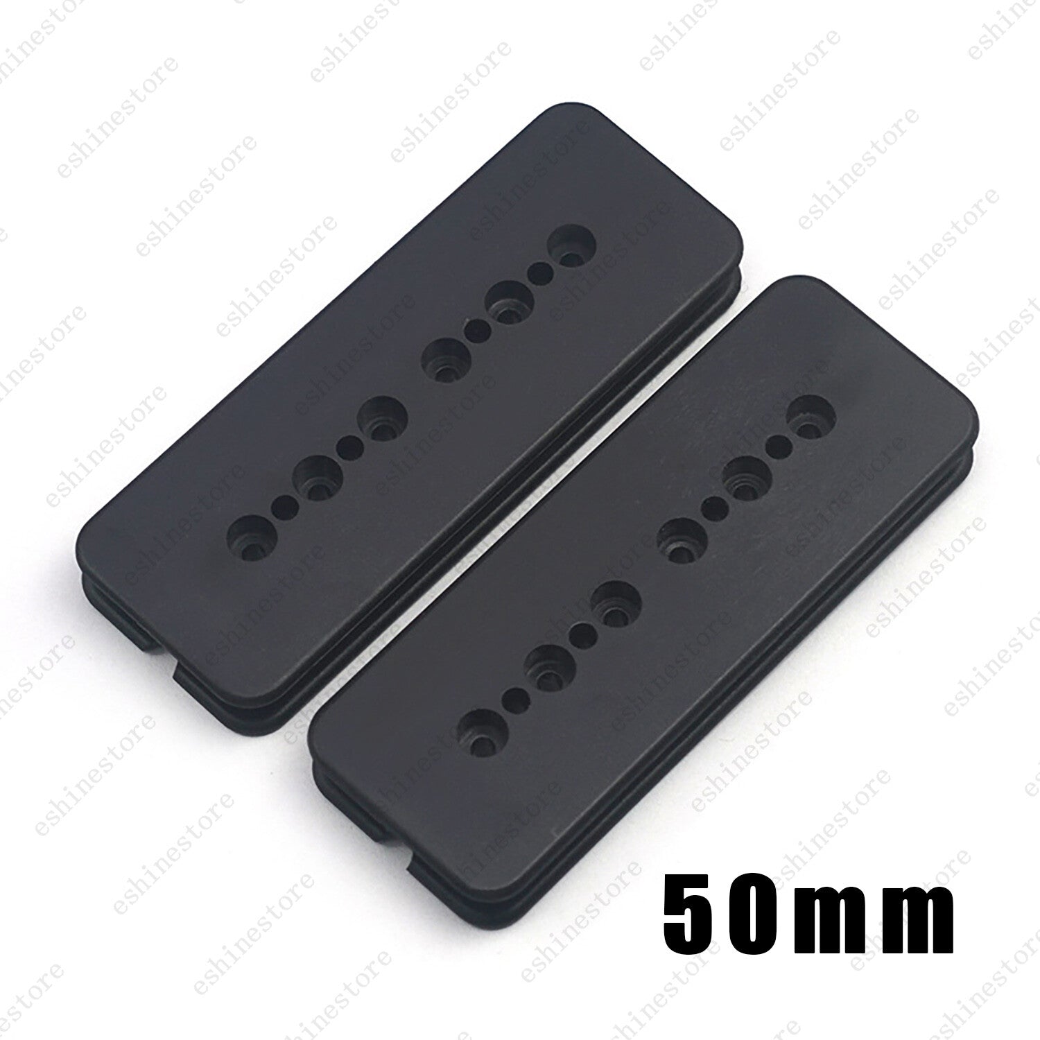 P90 Soapbar Pickup Cover Black White Silver Cream 50mm / 52mm Pole LP SG Guitar