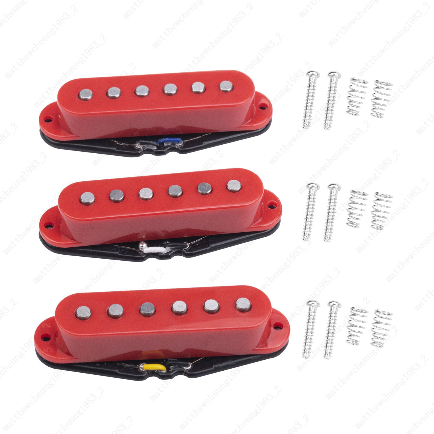 Single Coil SSS Alnico V Magnet Pickup Guitar Neck Middle Bridge for Strat