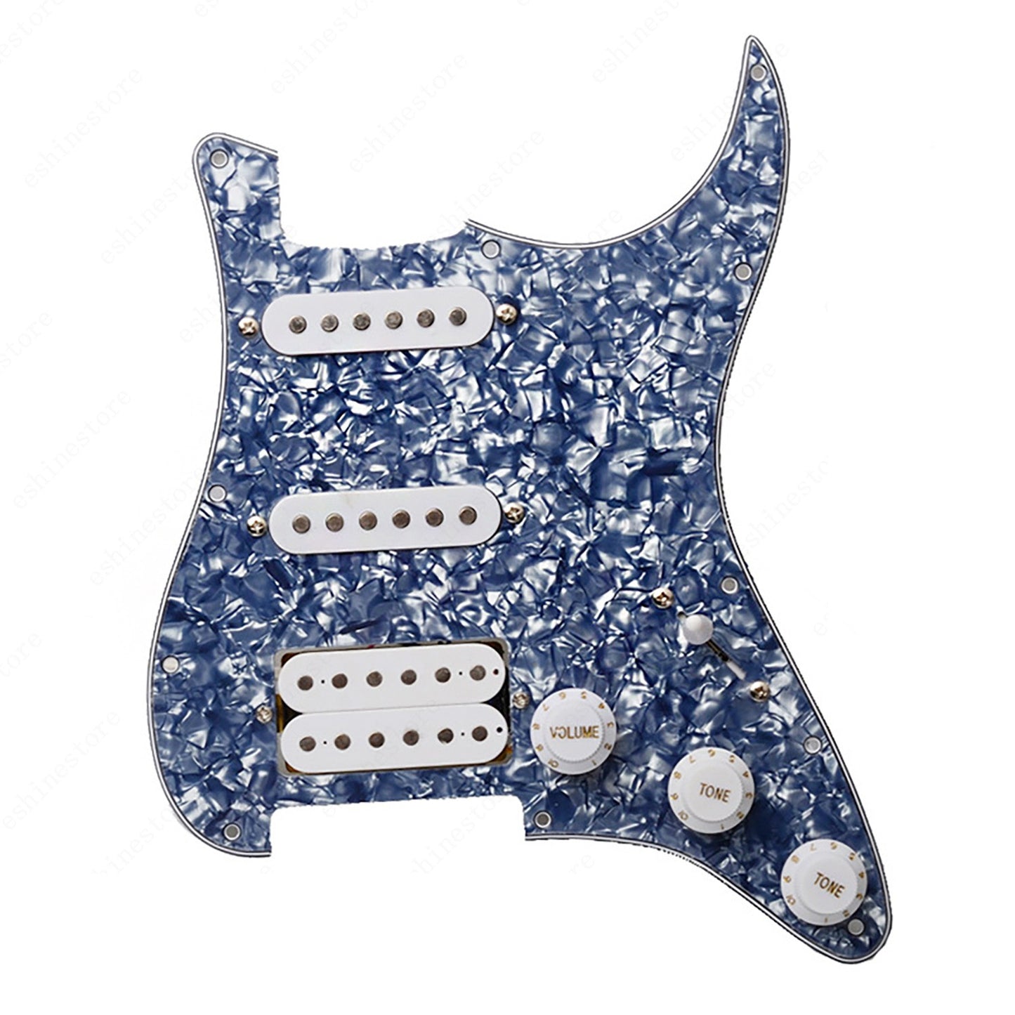 11 Hole SSH Strat Style Loaded Pickguard For Stratocaster Various Colors US SHIP