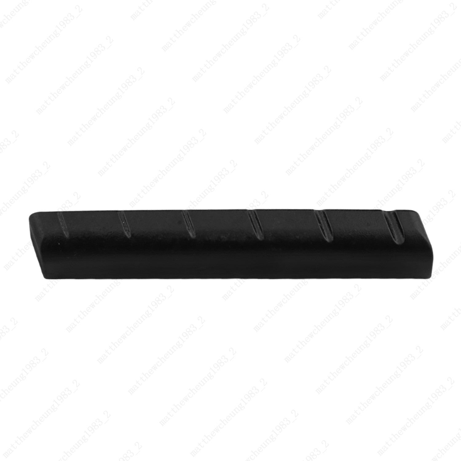 Electric Guitar 6 String Pre-slotted Plastic Fanned-fret Guitar Nut - Black
