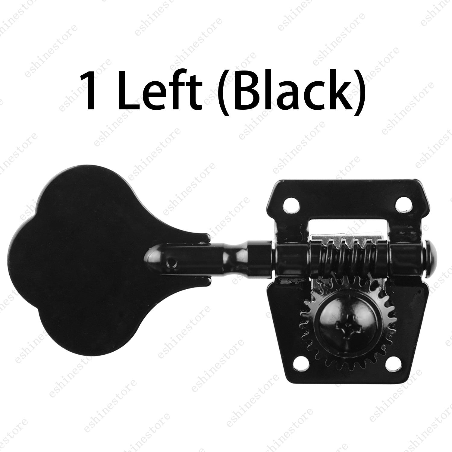 Heavy Duty Bass Vintage Open Machine Heads - 1:25 Ratio Gear Tuning Keys-Black