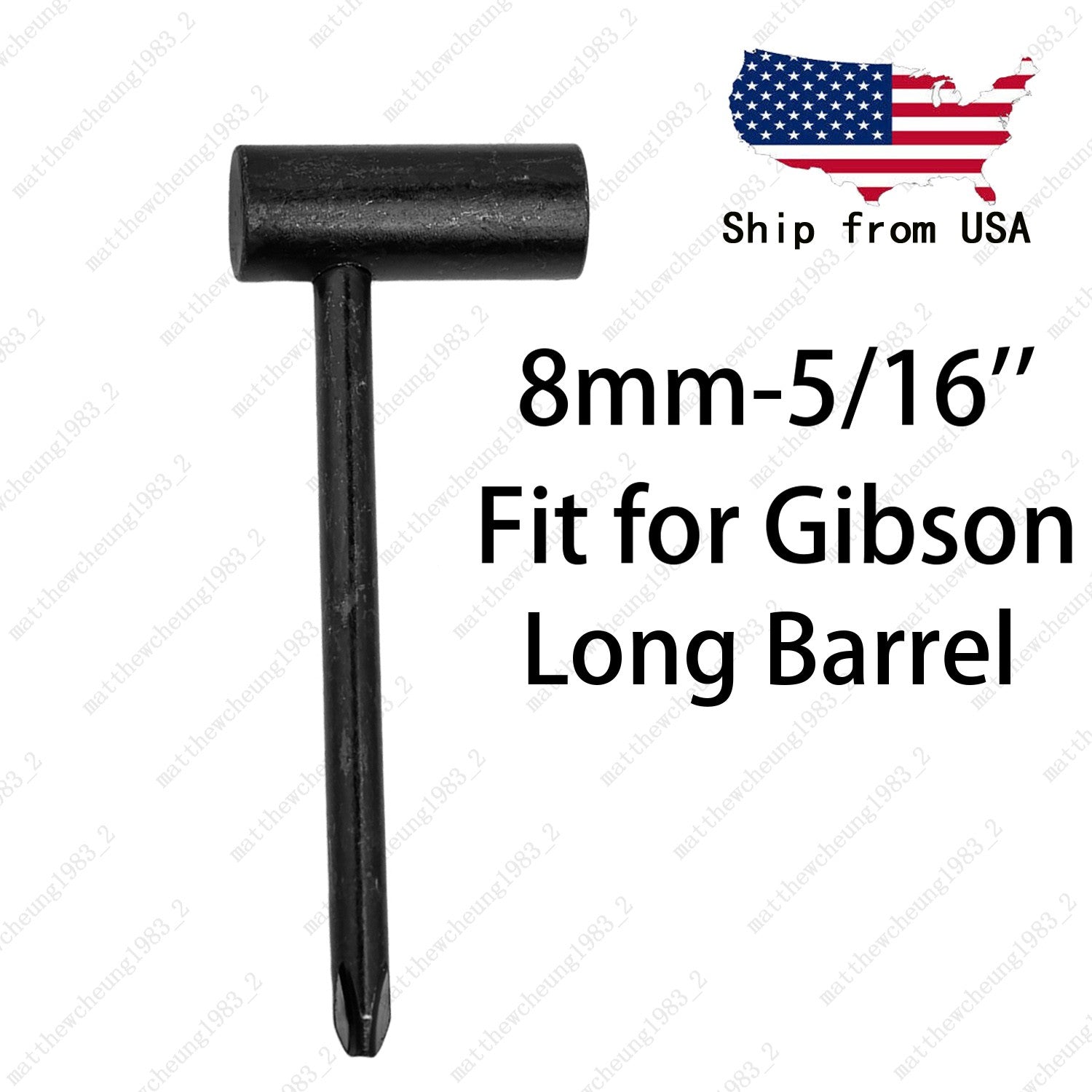 1pcs Guitar Wrench 8mm (5/16") Long Truss Rod Adjustment Tool for Gibson Guitar