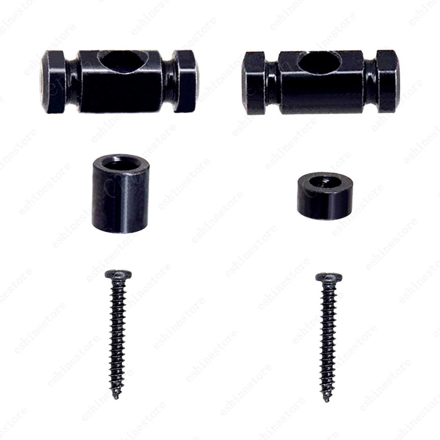 2x Electric Guitar Roller String Retainers String Guide Strings Trees 3 Colors