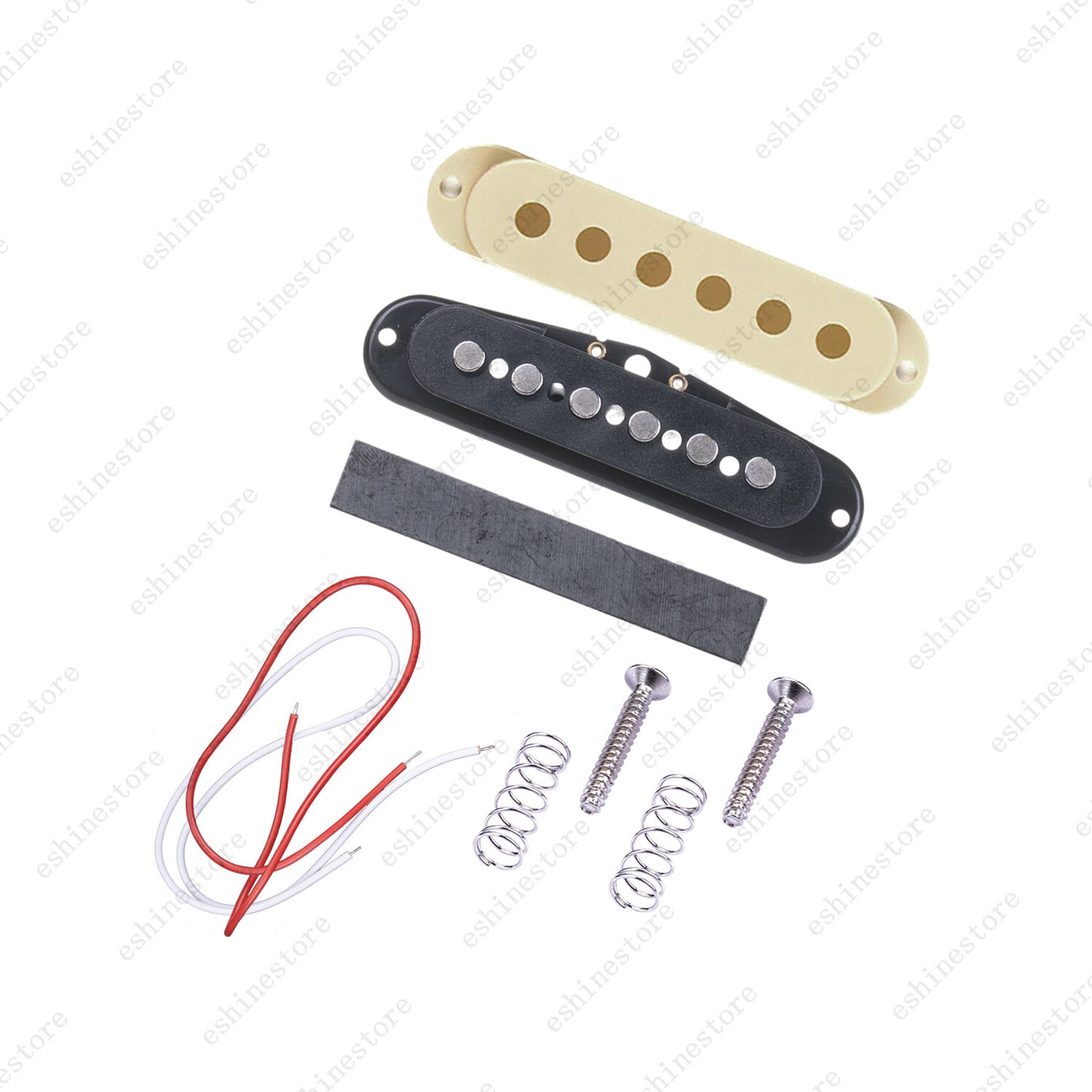 Mulit Color 48/50/52MM Electric Guitar Single Coil Pickup Slug Cover Bobbins Kit