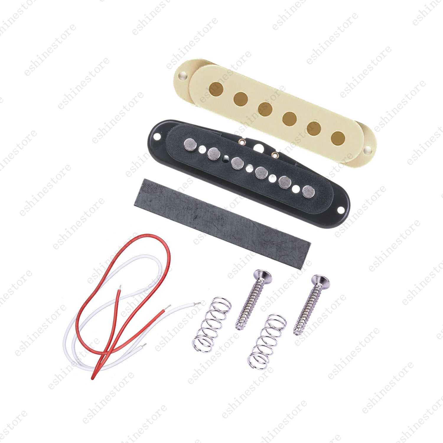 Mulit Color 48/50/52MM Electric Guitar Single Coil Pickup Slug Cover Bobbins Kit