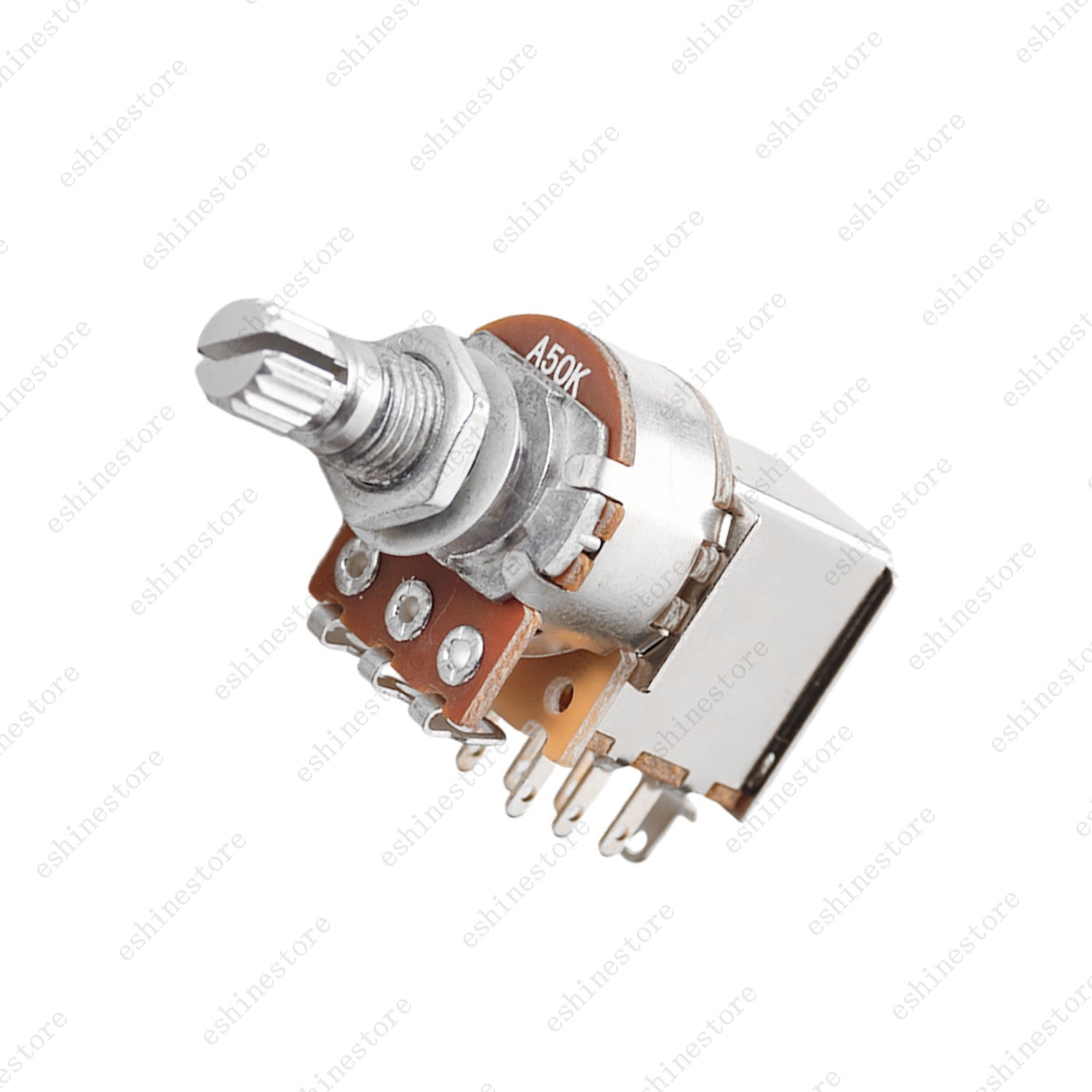 1pc Guitar Push Pull Potentiometer 18-Split Long Shaft - A/B/25K/50K Tone Volume