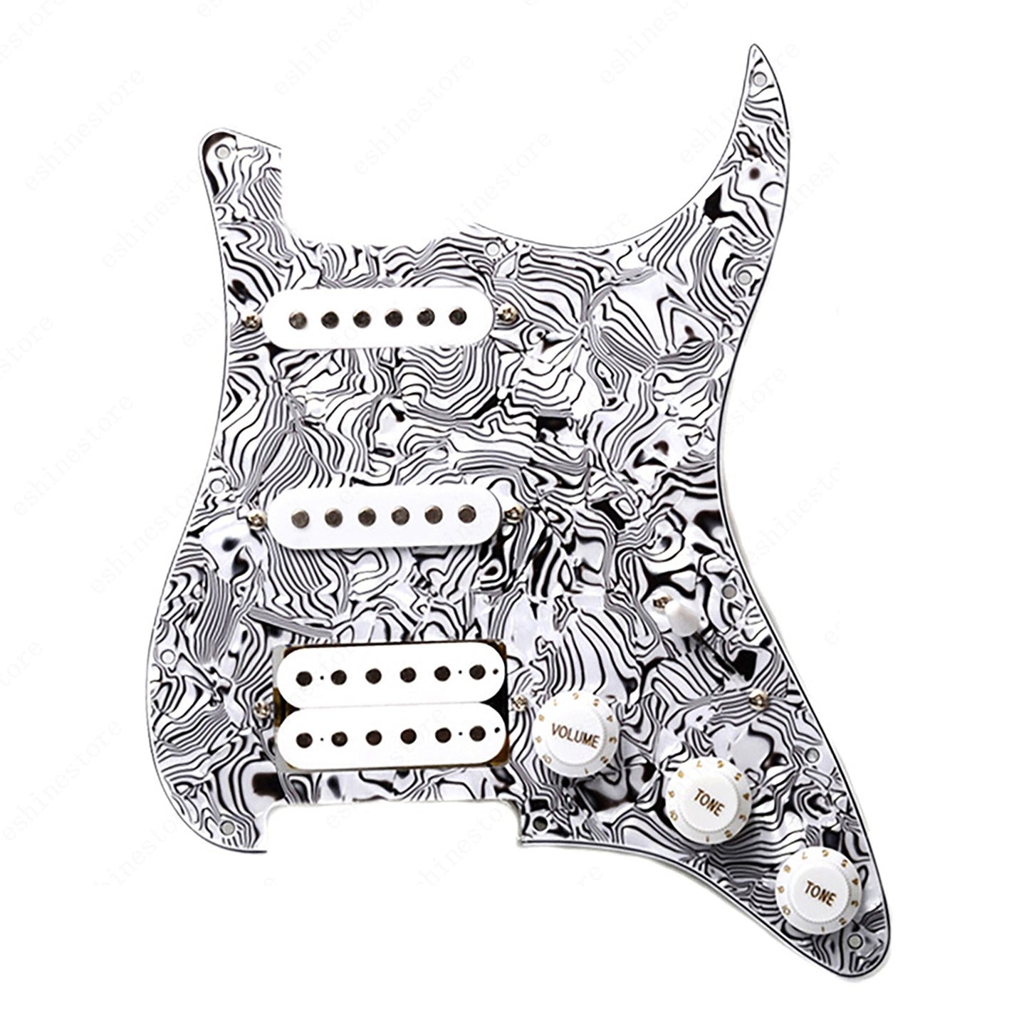 11 Hole SSH Strat Style Loaded Pickguard For Stratocaster Various Colors US SHIP