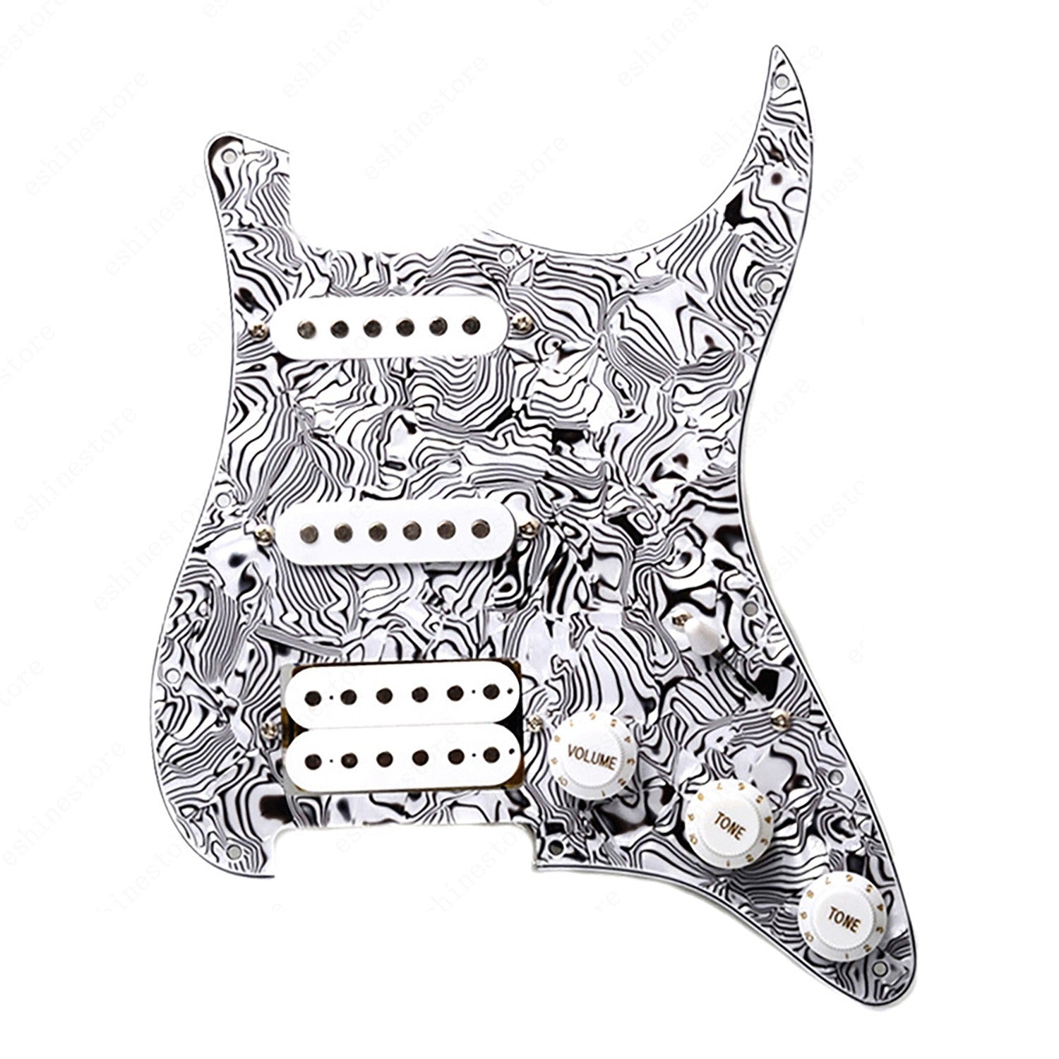 11 Hole SSH Strat Style Loaded Pickguard For Stratocaster Various Colors US SHIP