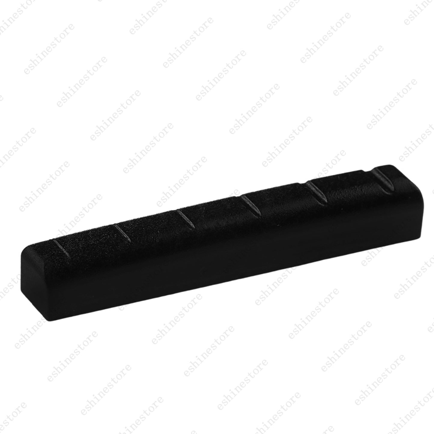 2pcs Pre-slotted Flat Bottom Fanned-fret Guitar Nut 6 String for Electric Guitar
