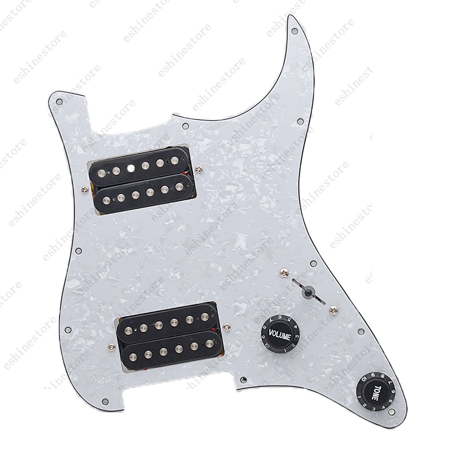 11 Hole HH Strat Style Loaded Pickguard For Stratocaster Various Colors US SHIP