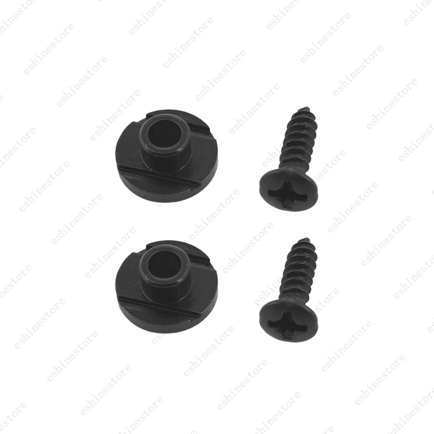 2Pcs Low Round Guitar String Guide Trees Retainer with Screws for Strat Tele
