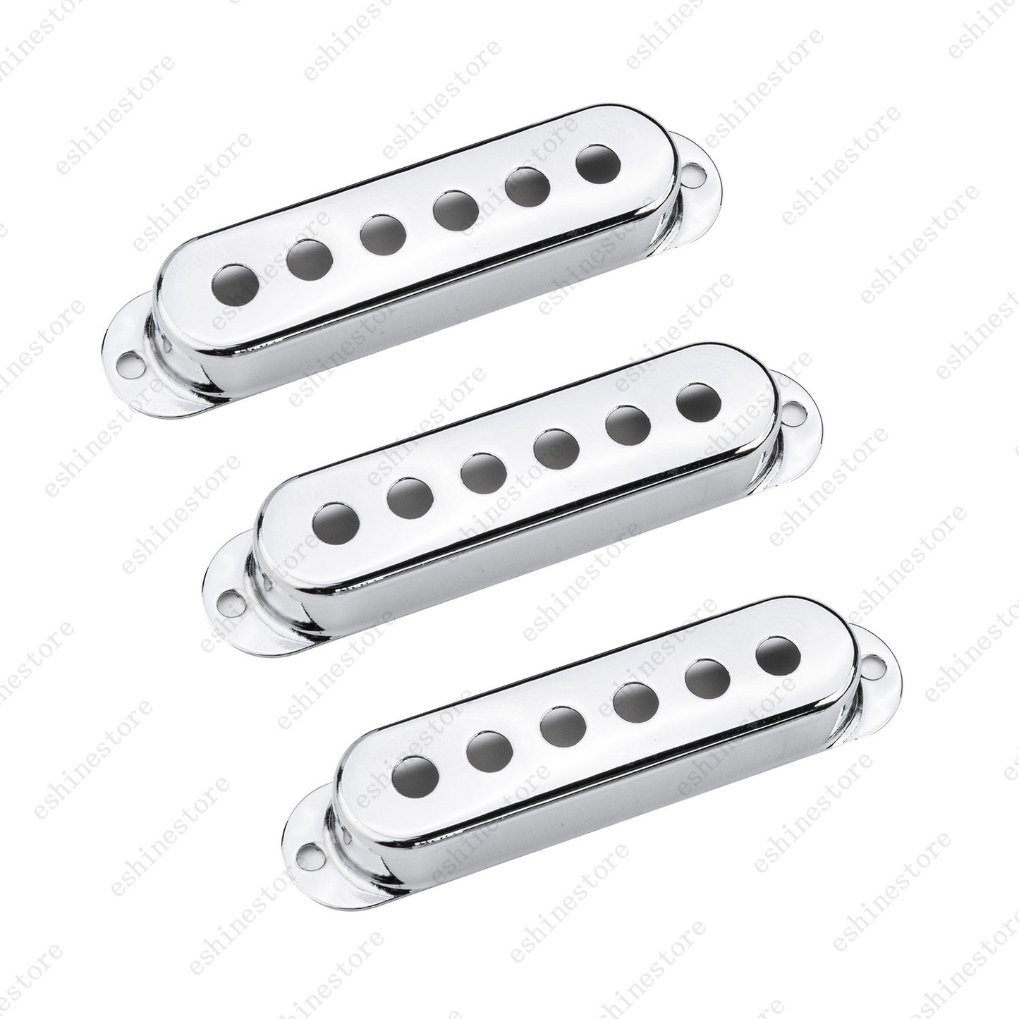1/2/3 Pcs Brass Metal SSS Single Coil Pickup Covers For Fender SQ Strat 5 Colors
