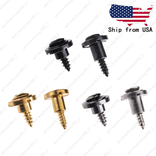 1 Pair Vintage Style Round Guitar String Guides Trees For Strat Tele 3 Colors