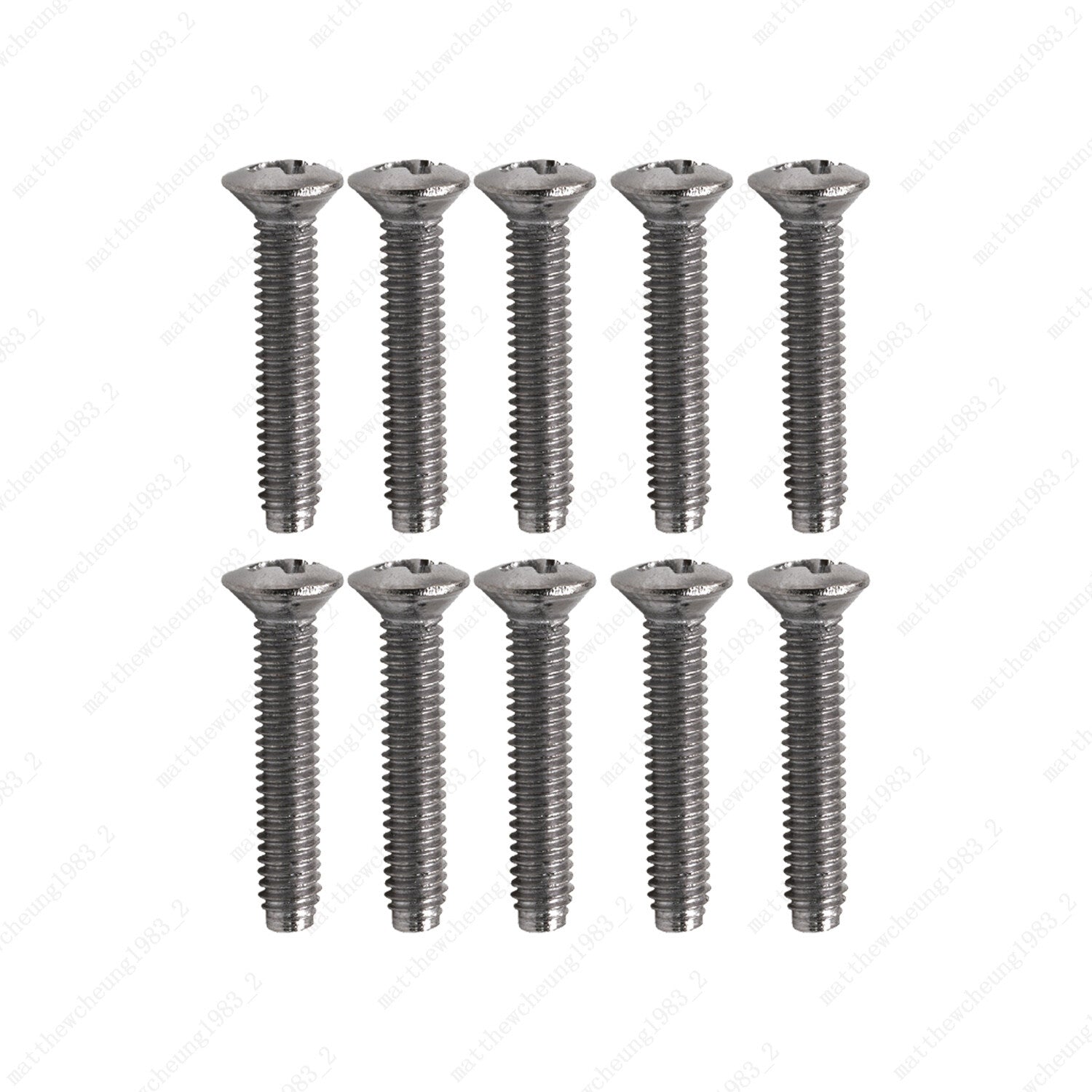 10 Pcs Guitar SHORT TUNER KNOB Tuning Machine Buttons  SCREWS 2.5x14 3 Color