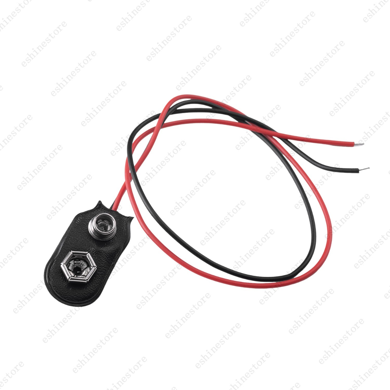 A Set of 9V Battery Box Case Holder for Active Guitar Bass Pickup - Black