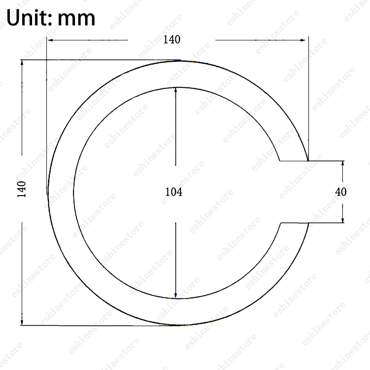 Acoustic Guitar SoundHole ring Decal Sticker self-adhesive for 40"/41" Guitar