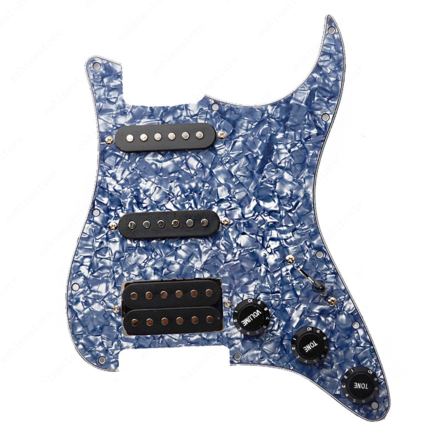 11 Hole SSH Strat Style Loaded Pickguard For Stratocaster Various Colors US SHIP