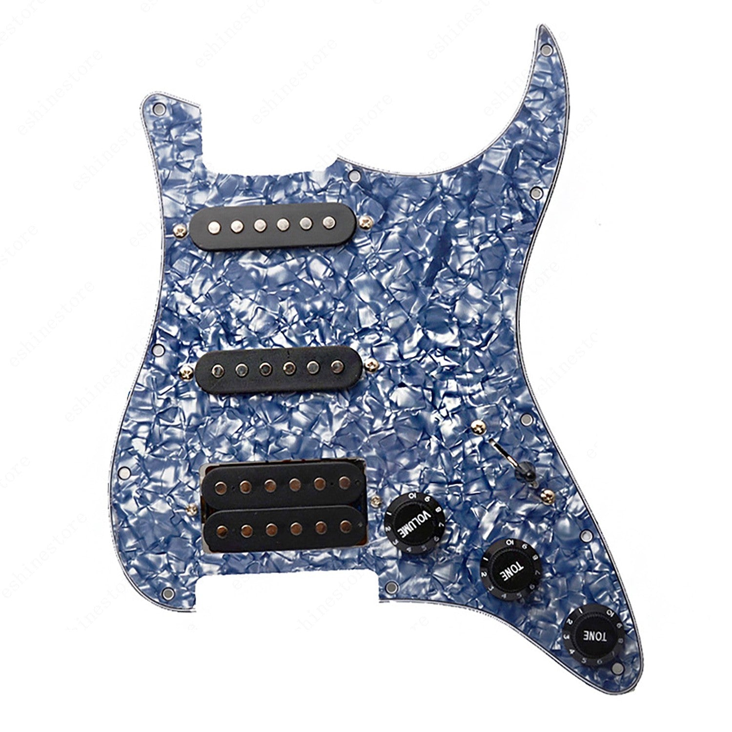 11 Hole SSH Strat Style Loaded Pickguard For Stratocaster Various Colors US SHIP