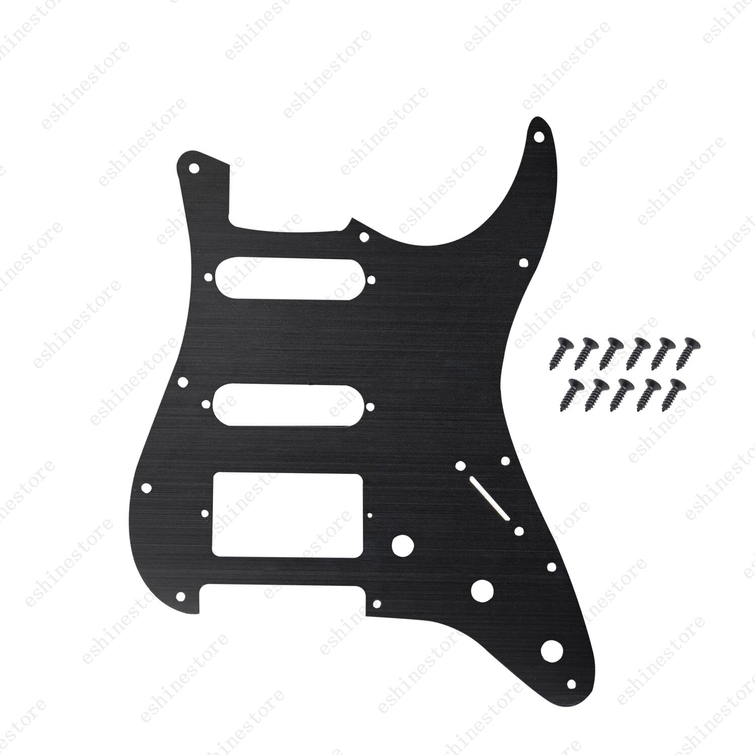 11 Hole HSS Metal Guitar Pickguard Aluminum For ST Strat Electric guitar 5 color