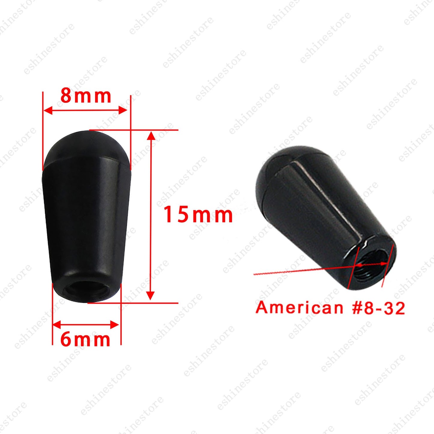2x American #8-32 Toggle Switch Tip For USA Gibson Pickup Switch 12 Colors