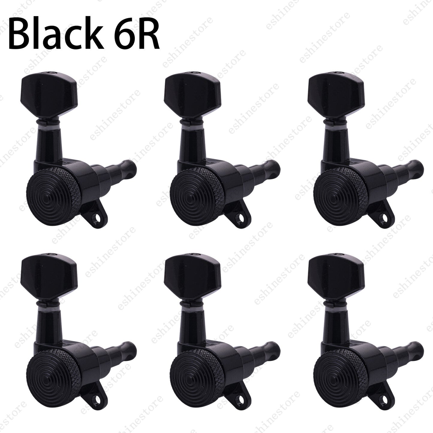 Inline Guitar Tuning Peg Locking Tuners Machine Heads Key 1:18 for Strat ST