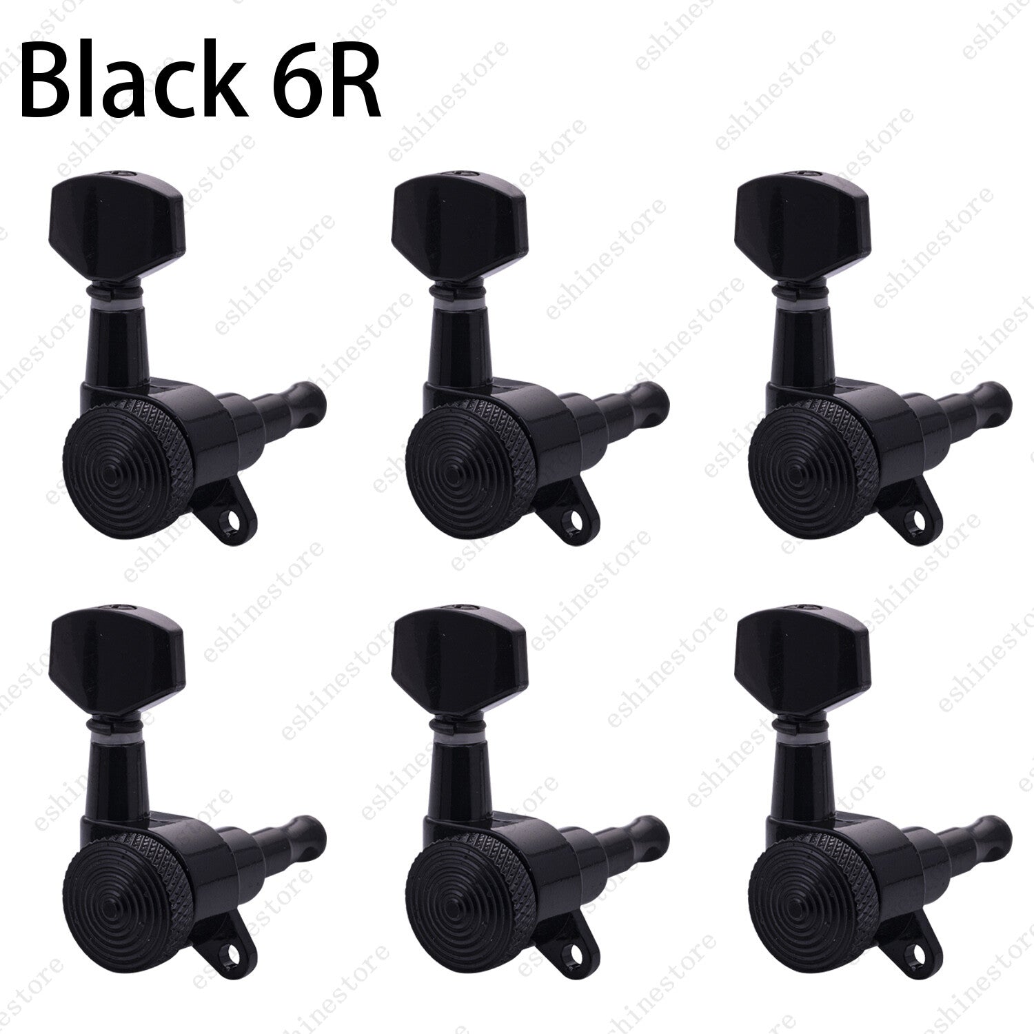 Inline Guitar Tuning Peg Locking Tuners Machine Heads Key 1:18 for Strat ST