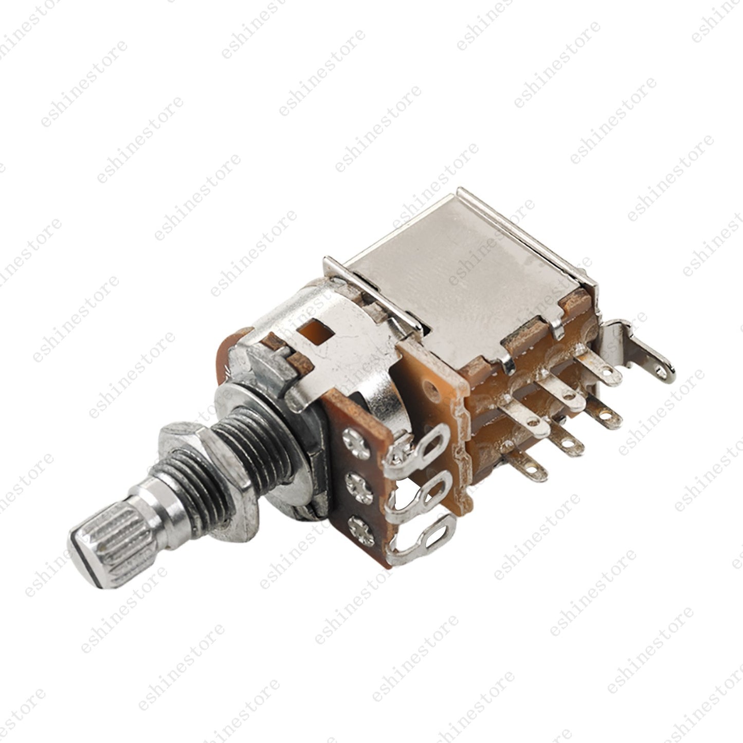 4 Pcs Guitar Push-Pull Pot 18-Split Long Shaft switch,  A/B/25K/50K Tone Volume