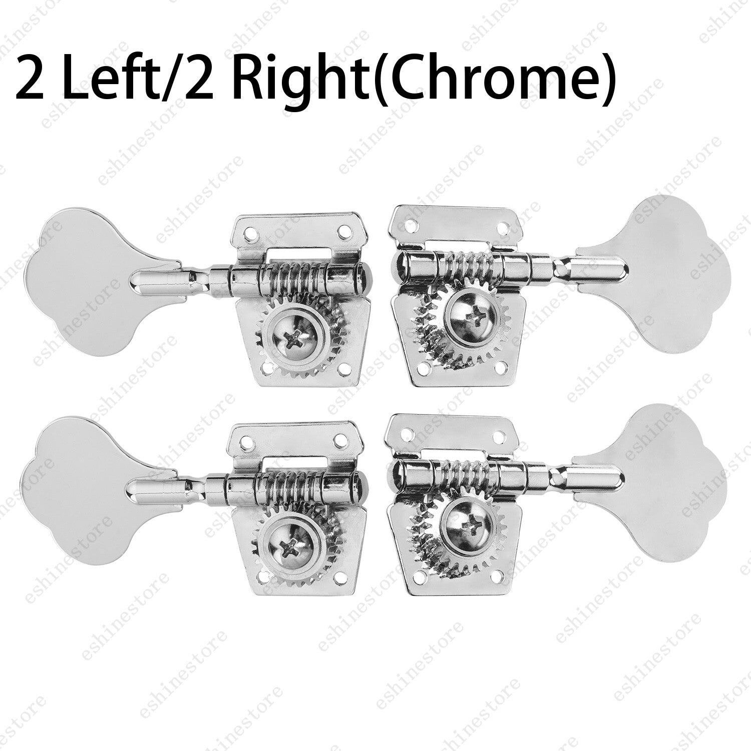 Vintage Open Machine Heads 1:25 Ratio Gear Bass Guitar Tuners Tuning Key Pegs
