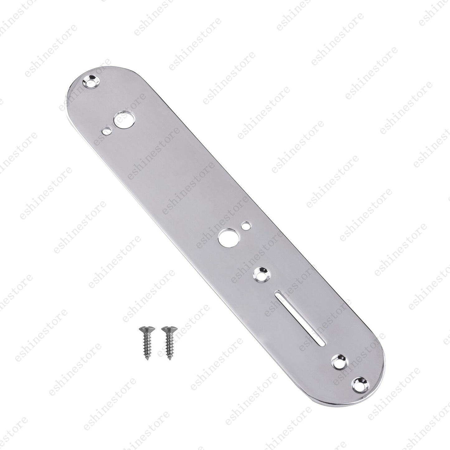 1 Piece Metal Chrome Electric Guitar Control Plate 7MM for Fender Telecater