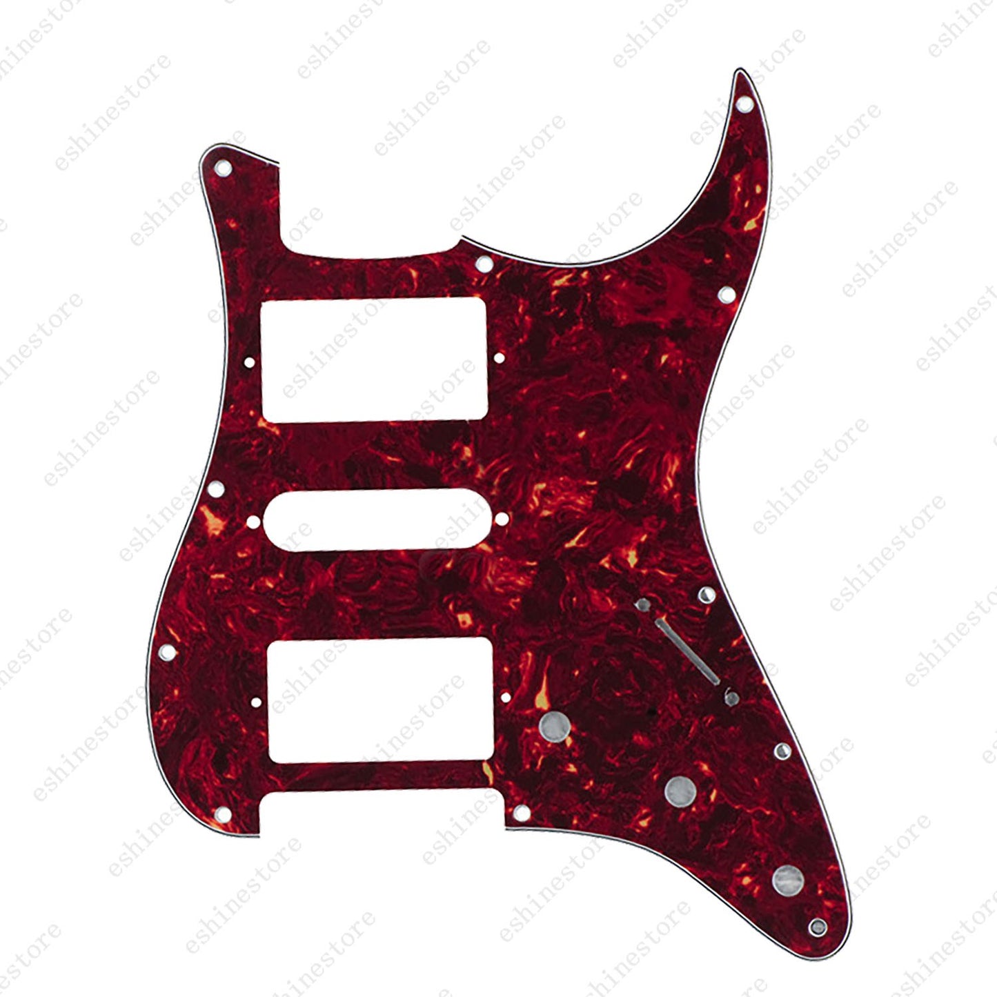 11 Holes HSH Strat Style Pickguard 3 Ply For Stratocaster Various Colors US Ship