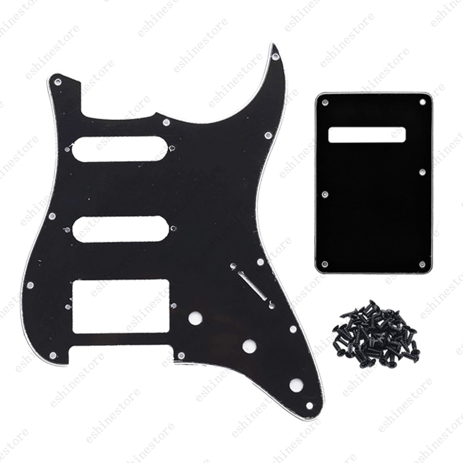 11 Hole SSH 3 Ply Guitar Pickguard & Back Plate Multi Colors For Stratocaster