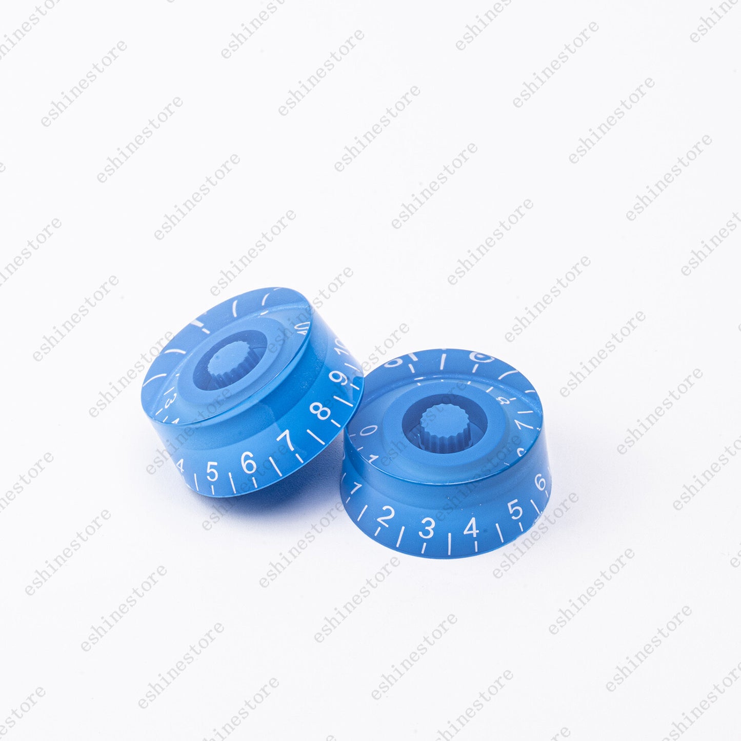 4 Pcs Blue Guitar Control Knobs Speed Knobs Dial Knobs for Les Paul SG Guitar