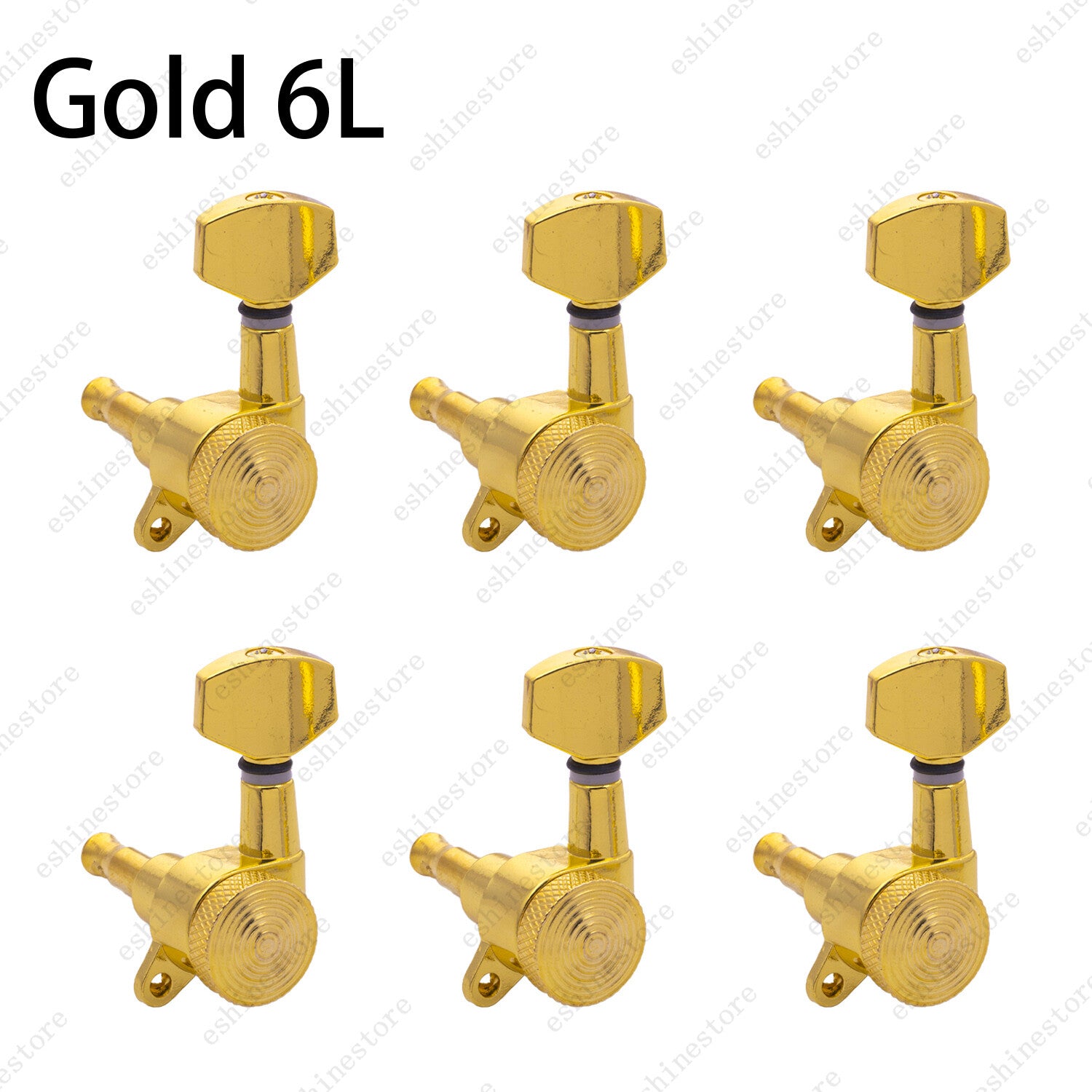 Inline Guitar Tuning Peg Locking Tuners Machine Heads Key 1:18 for Strat ST