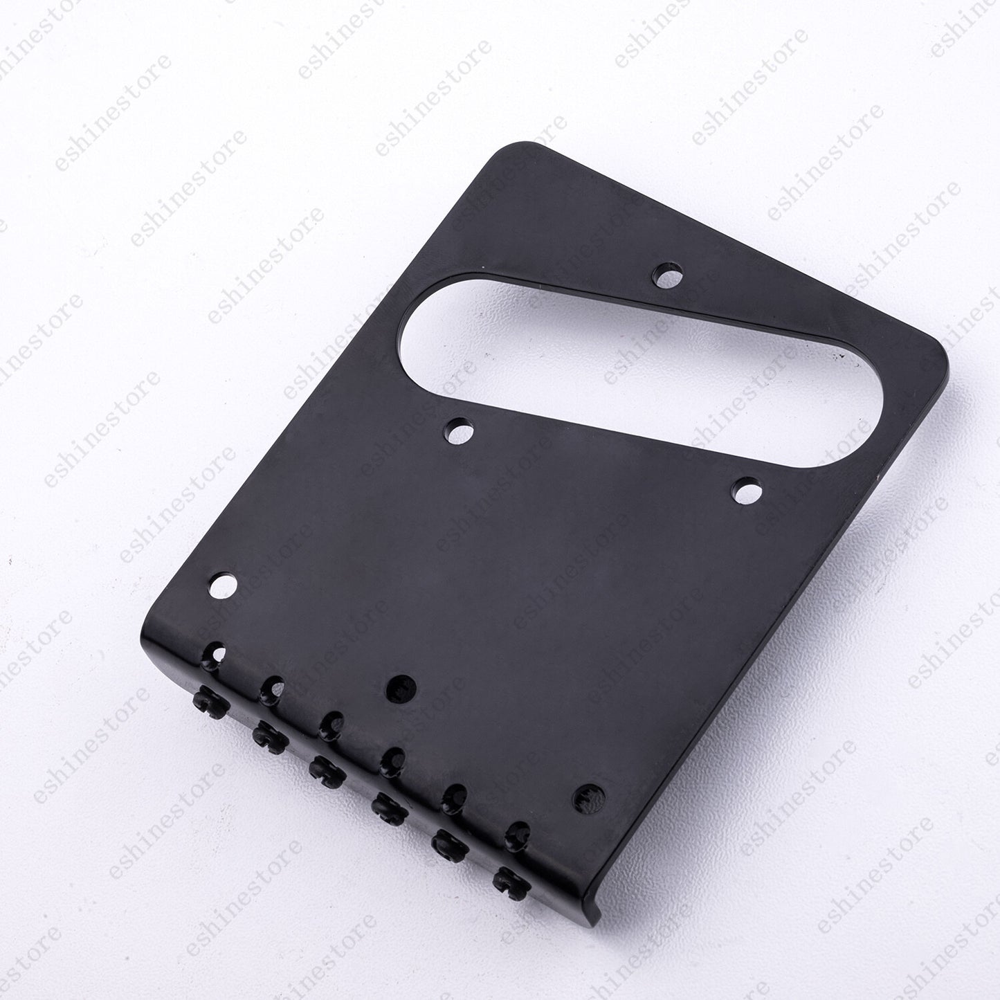 Tele Single Guitar Bridge 6-Saddle Top Load For Telecaster Guitar Black