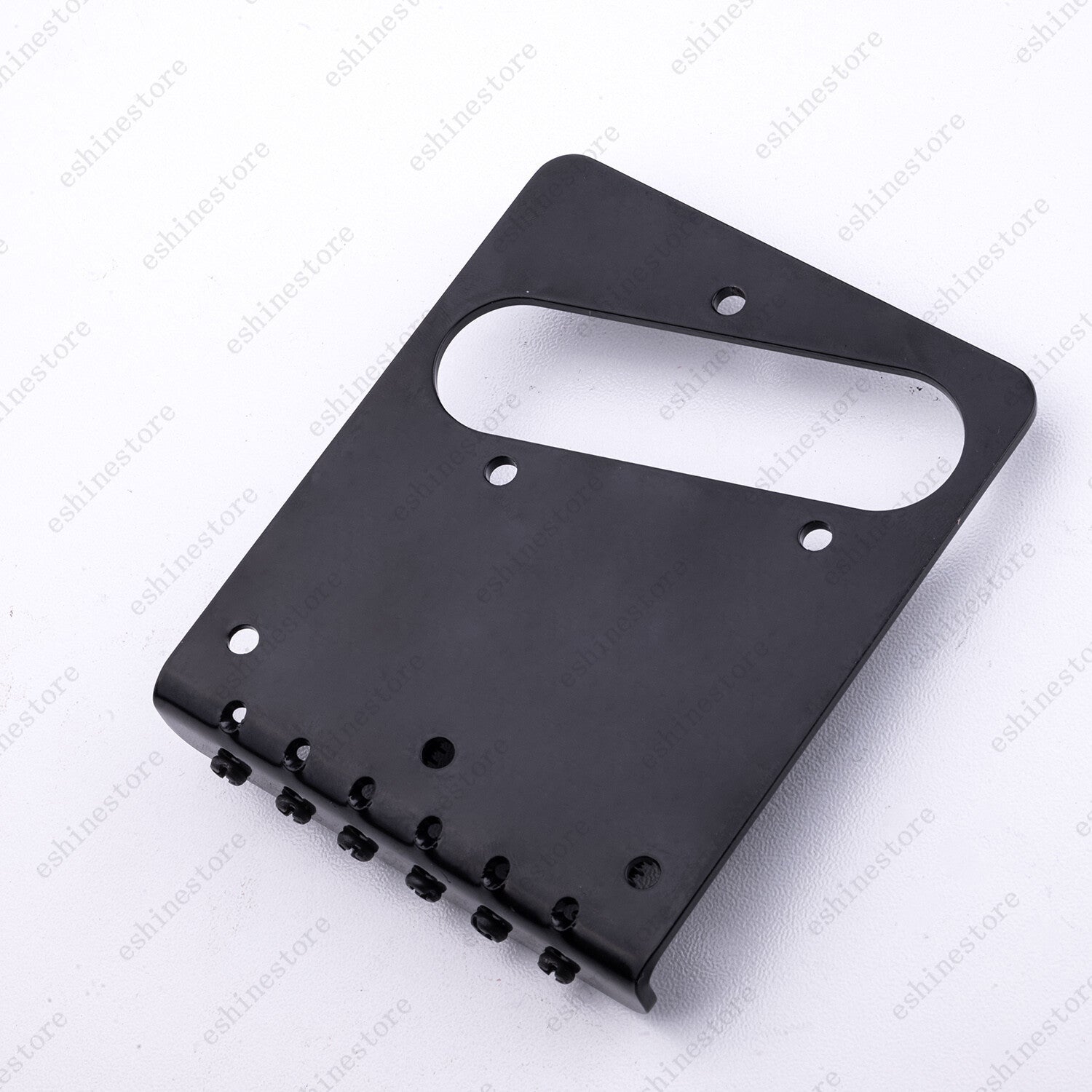 Tele Single Guitar Bridge 6-Saddle Top Load For Telecaster Guitar Black