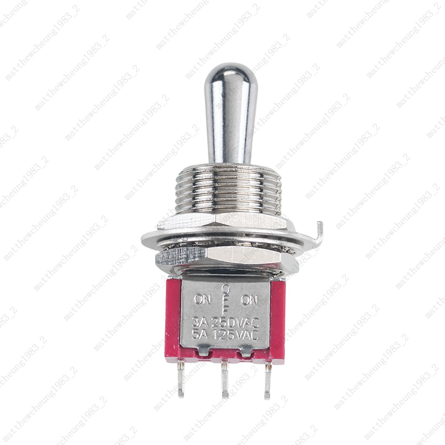 1/3/5 x Guitar Short Fat Bat Toggle Switch SPDT 3Pin 3-Position ON-OFF-ON Sealed