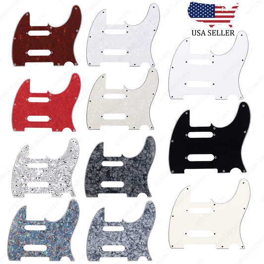 Guitar 3 Ply Pickguard Replacement For Nashville Telecaster style Multi Colors