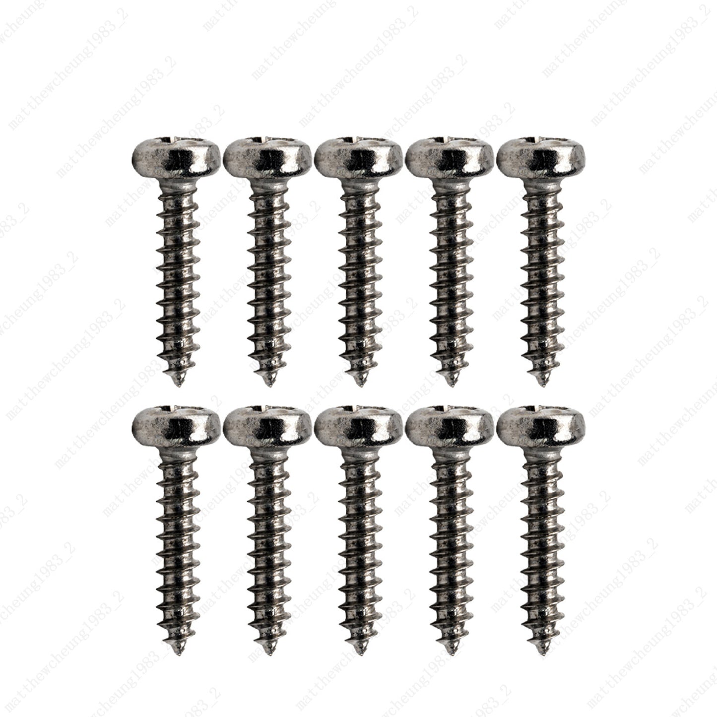 10 Pcs Tuning Peg Tuning Key Screws Machine Heads Guitar Tuner Mounting Screws