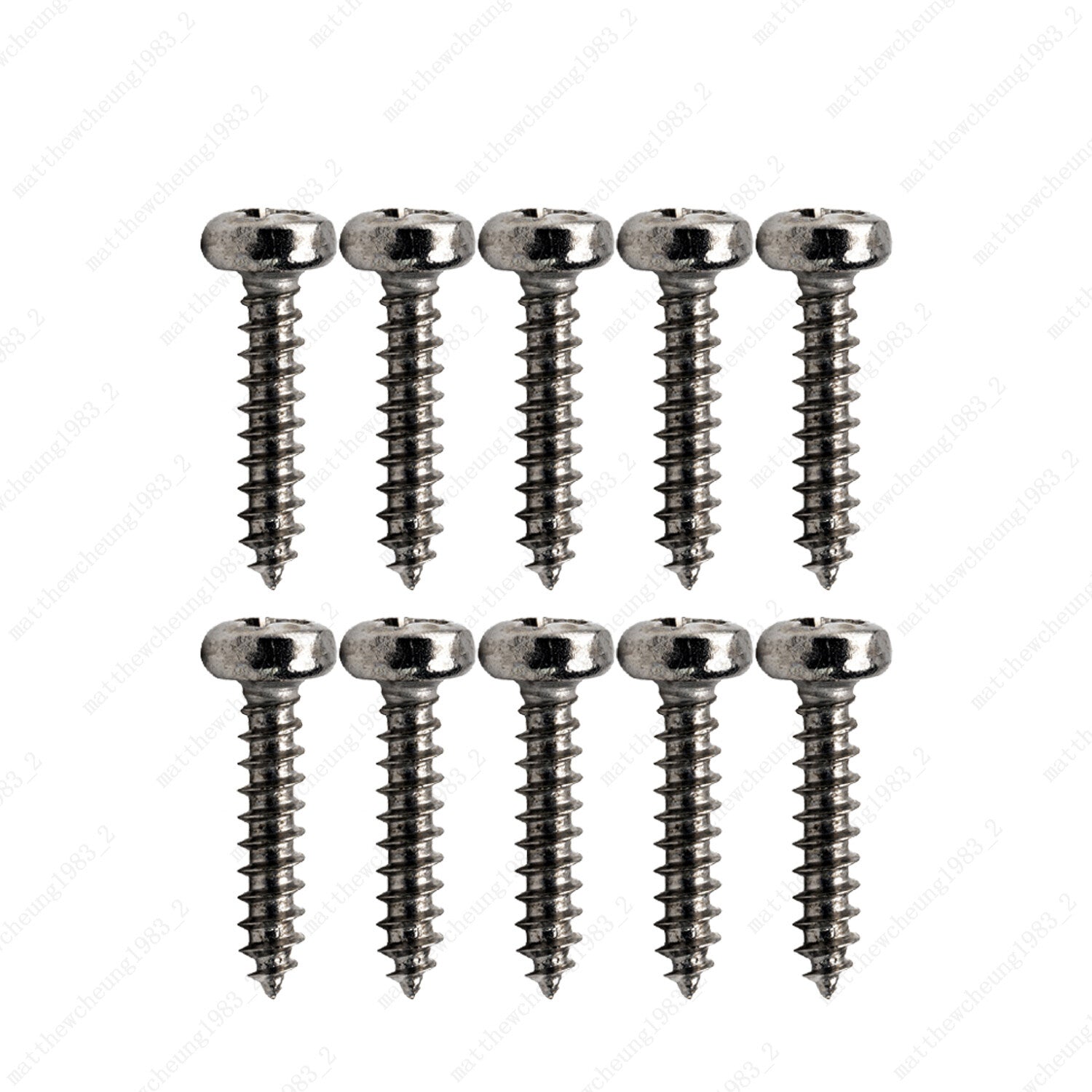 10 Pcs Tuning Peg Tuning Key Screws Machine Heads Guitar Tuner Mounting Screws