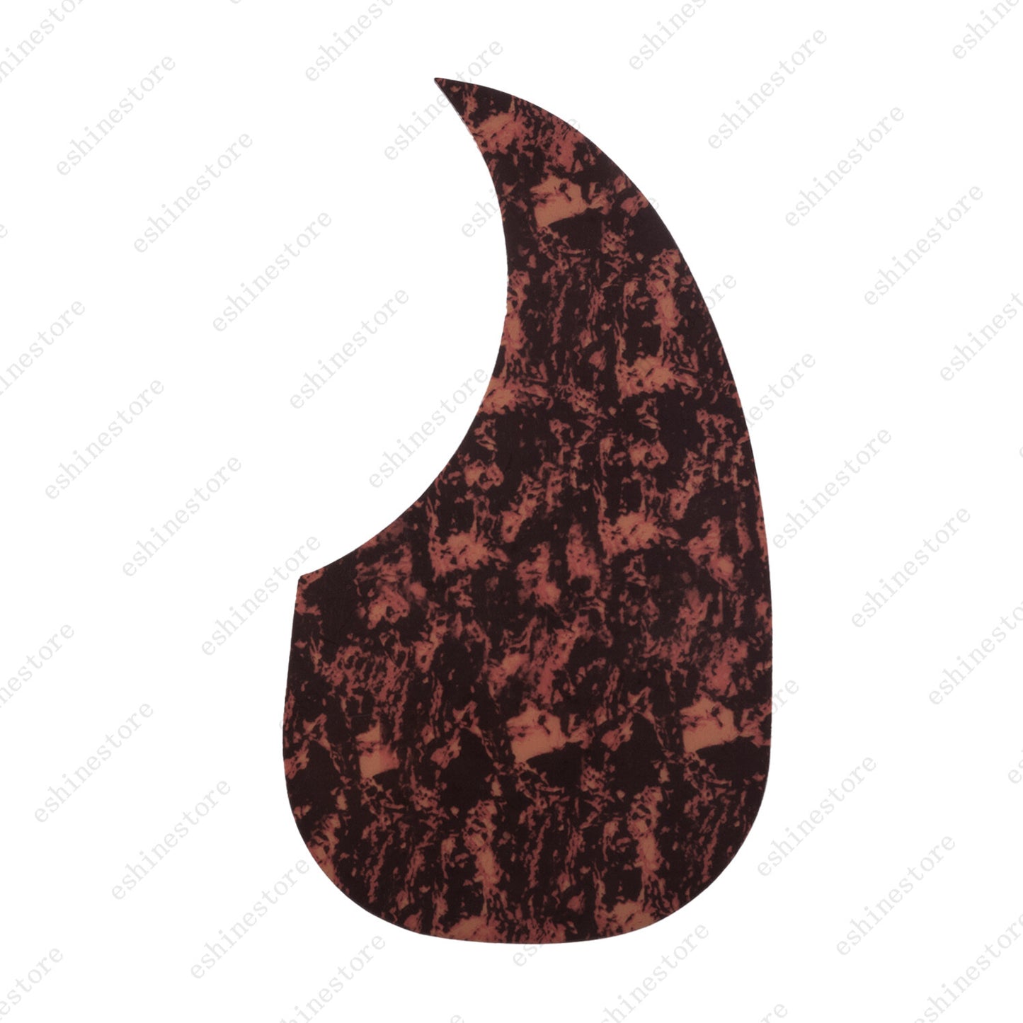 Acoustic Guitar Water Drop Shape Pickguard Fit 40/41'' Self Adhesive Multicolor