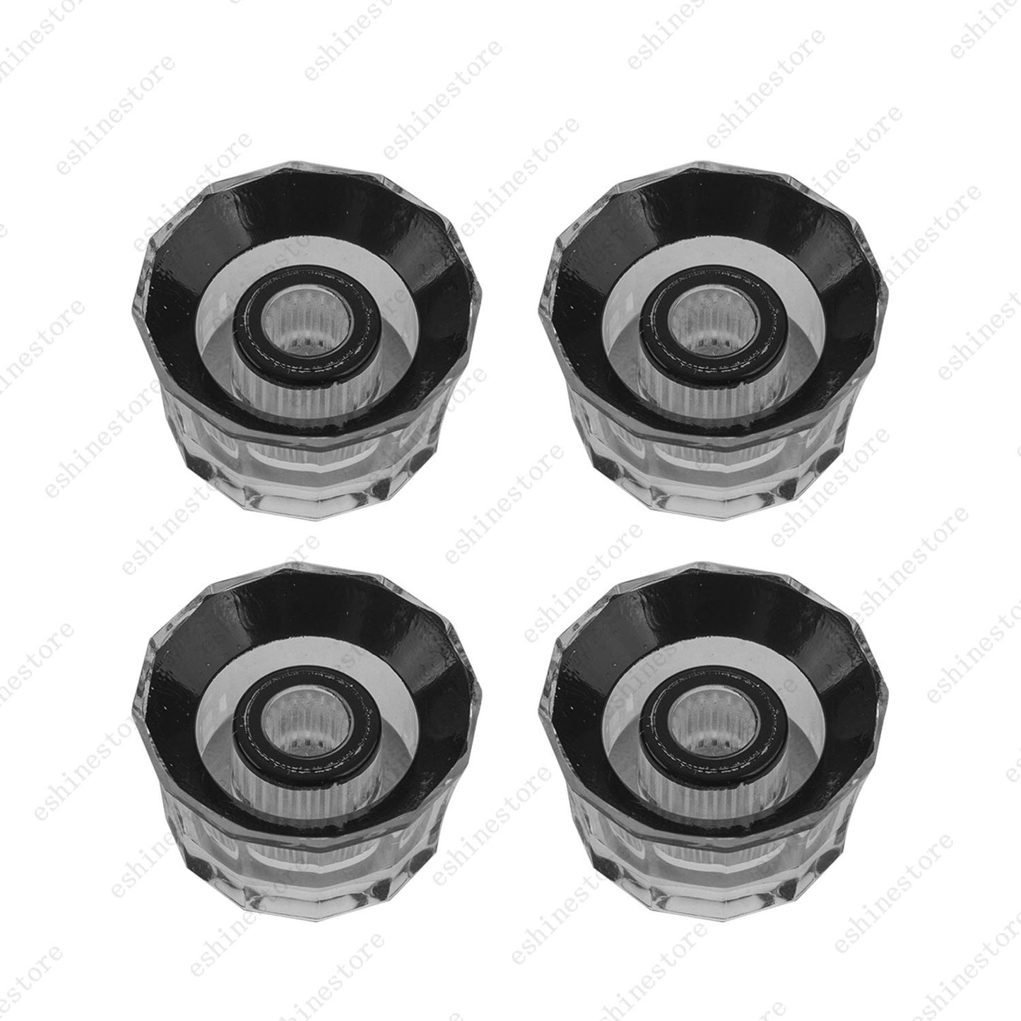 4 Pcs Guitar Knobs Dodecagon Speed Control Volume Tone Knobs For Les Paul LP/SG
