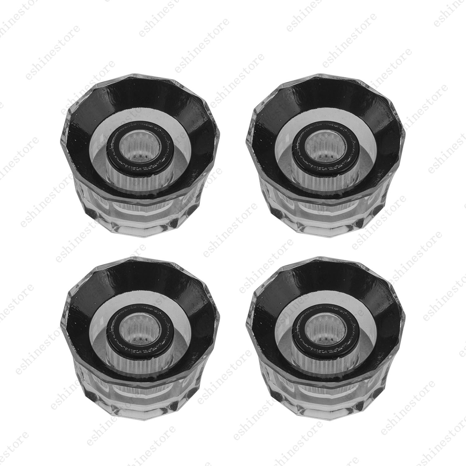 4 Pcs Guitar Knobs Dodecagon Speed Control Volume Tone Knobs For Les Paul LP/SG