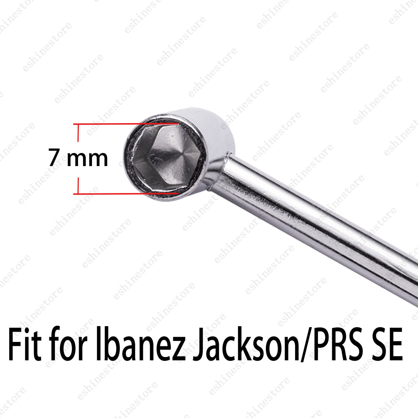 7mm Metal Guitar Truss Rod Adjustment Wrench Tool Fit for lbanez Jackson/PRS SE